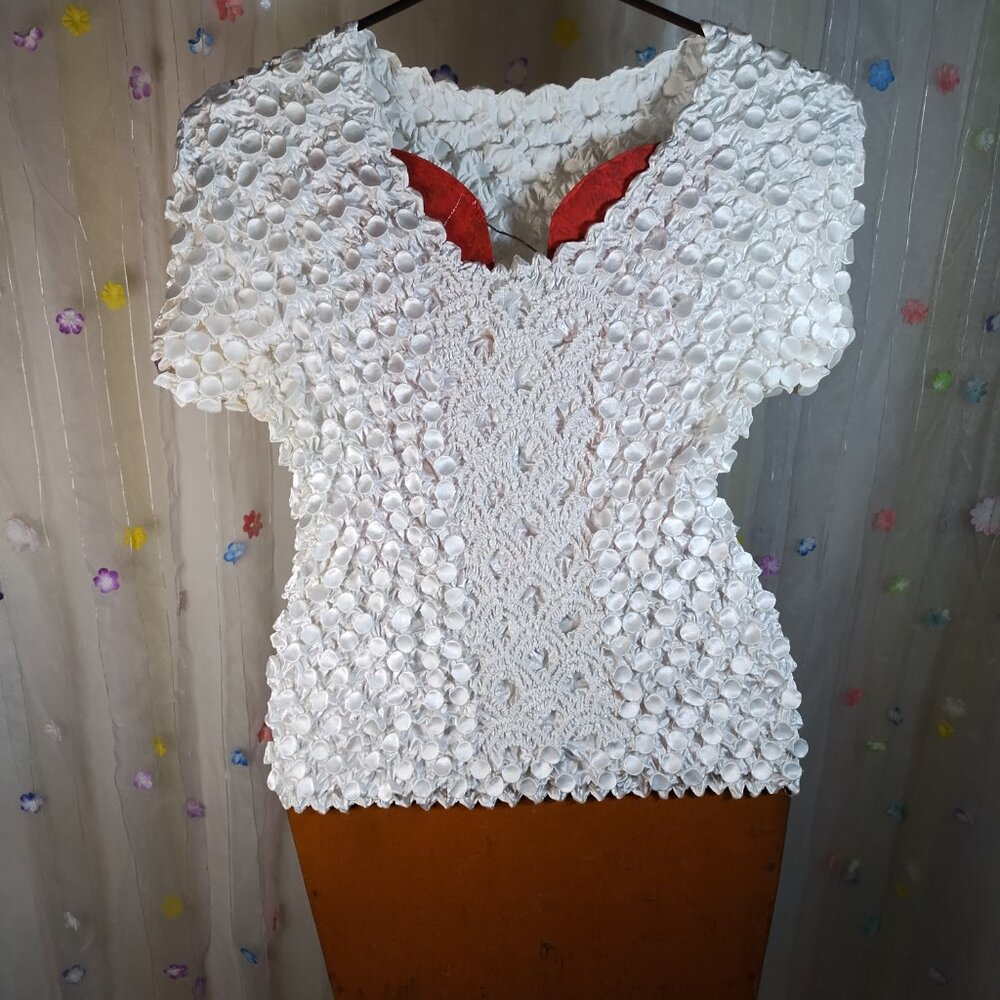 Magic Scarf Women Blouse Size small